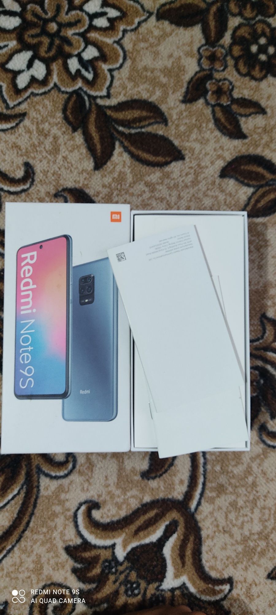 Redmi note 9S Aurora Blue 6gb ram 128 gb rom