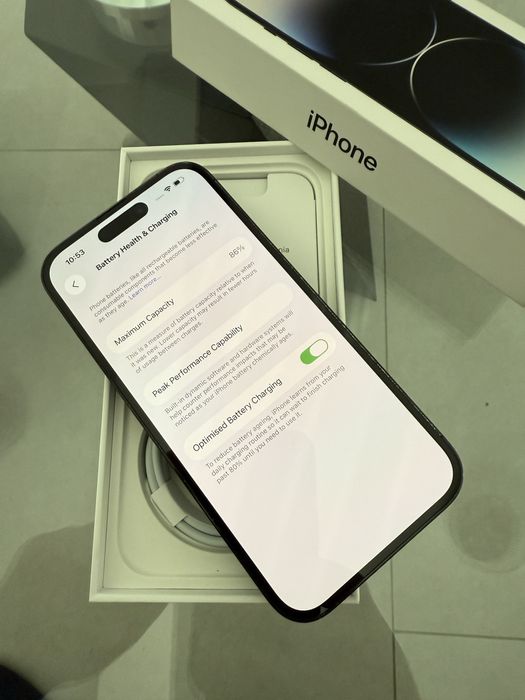 iPhone 14 Pro space black 1TB • IMPECABIL • neverlocked