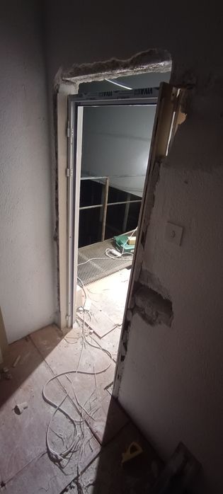 Обръщане/ измазване на дограма