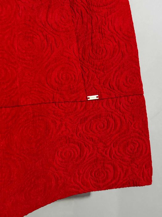 Mayoral girls' red short sleeve dress 8y