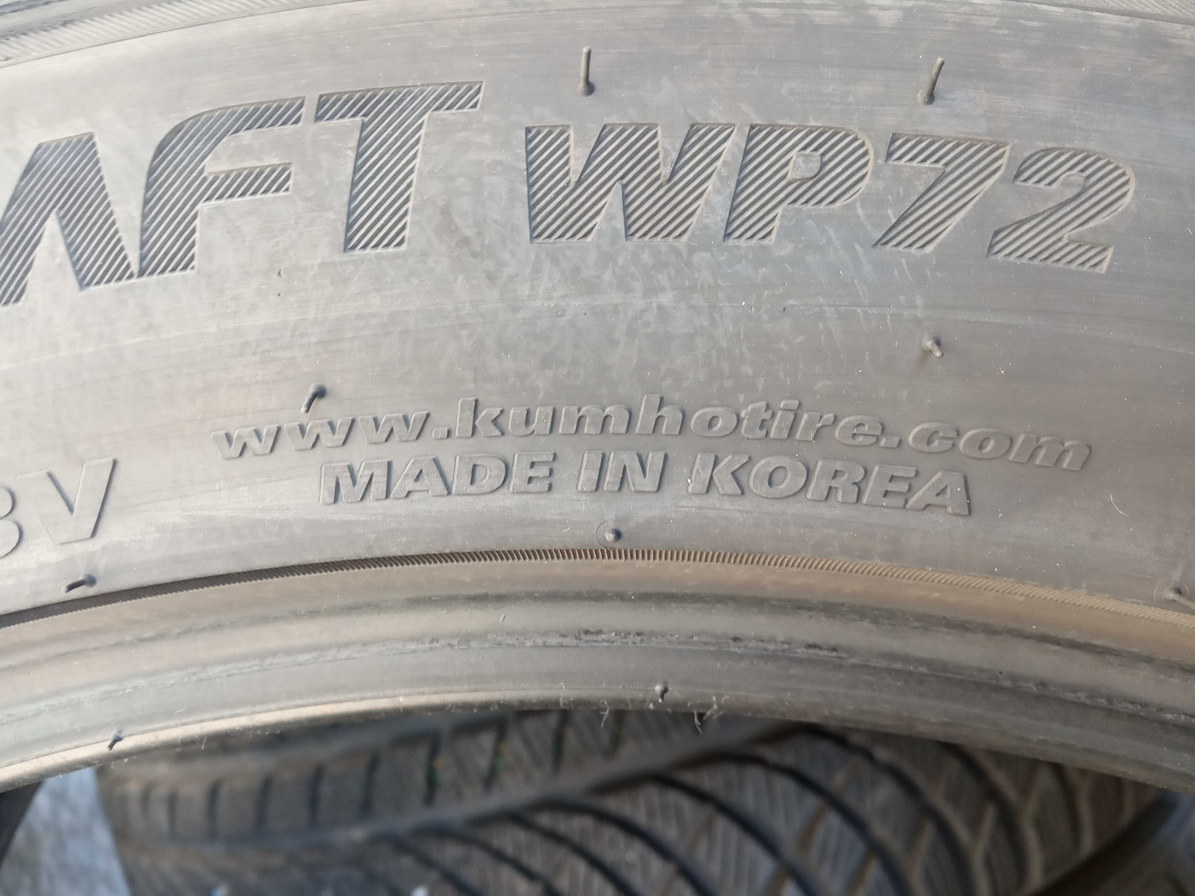 4 зимни гуми 245/45R20 Kumho WinterCraft WP72 103V XL с борд Korea