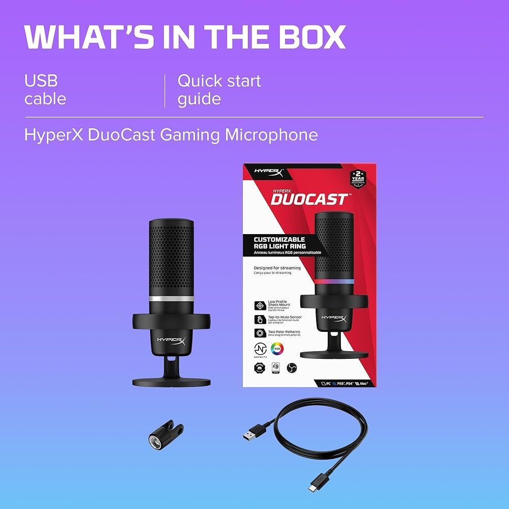 Продам Игровой микрофон HyperX Duocast