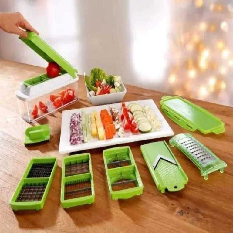 Кухненско ренде 13в1 Nicer Dicer Plus, Зеленo