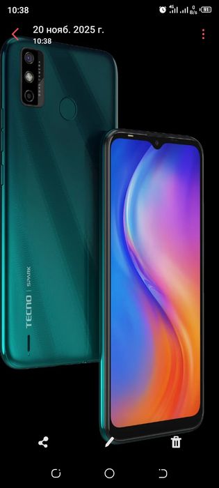 Tecno spark 6go satylady 4G.