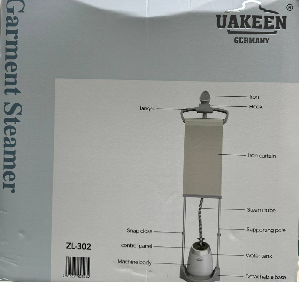 Паравой Утюг Uakeen ZL302