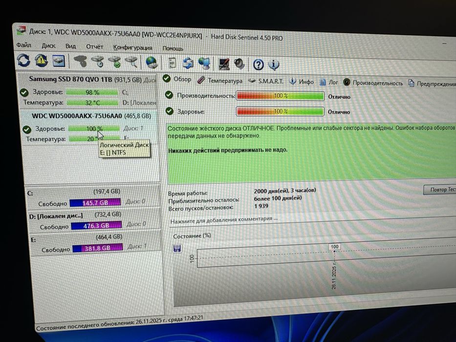15 броя хард дискове hdd WD Blue 500GB