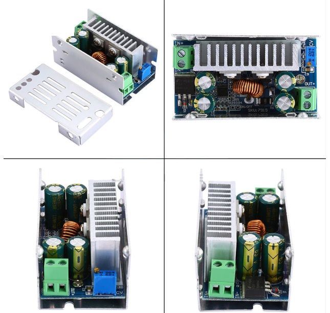 DC DC step down конвертори вход 8 - 60V, изход 1 - 36V; ток: до 15А