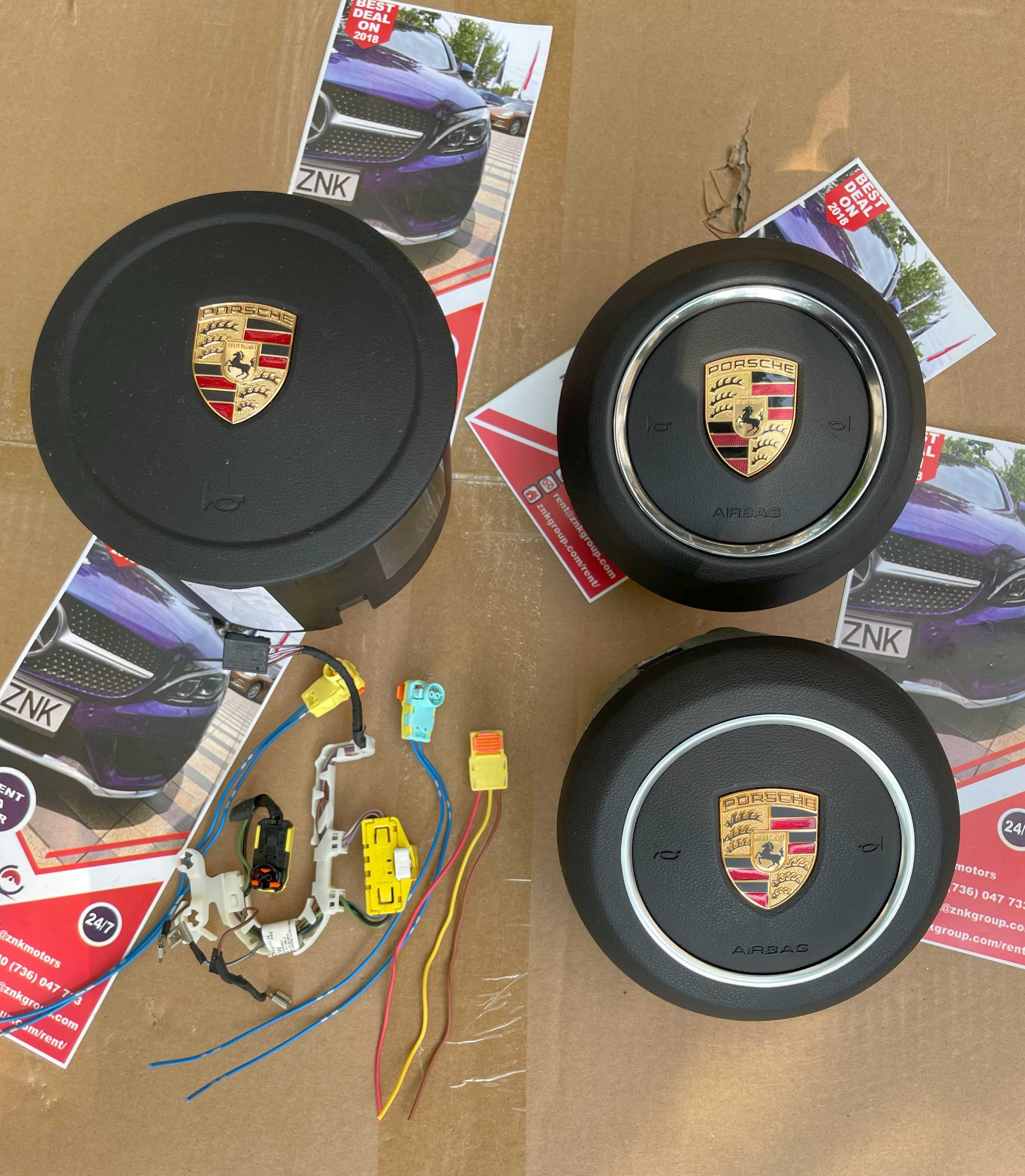 PORSCHE airbag volan - pentru toate modelele Cayene Macan 911 Panamera