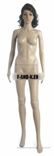 Манекен дама пластмаса F1-F9 със стъклена стойка/Оборудване за магазин