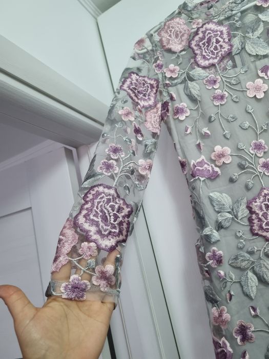 Rochie elegantă, mânecă lungă, mărime S