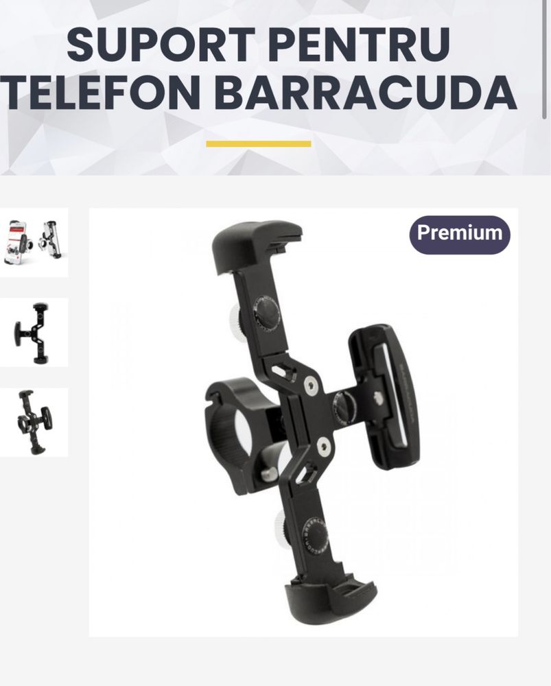 Vand suport moto pentru Telefon BARRACUDA