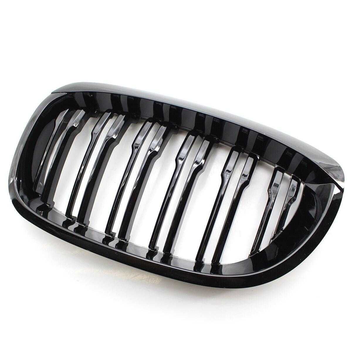 Двойни бъбреци решетки, BMW E46 Facelift, 2002-2005 черен гланц