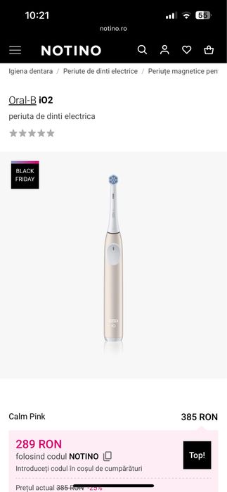 Nou! Oral-B iO Serie 2  (Periuta de dinti electrica)