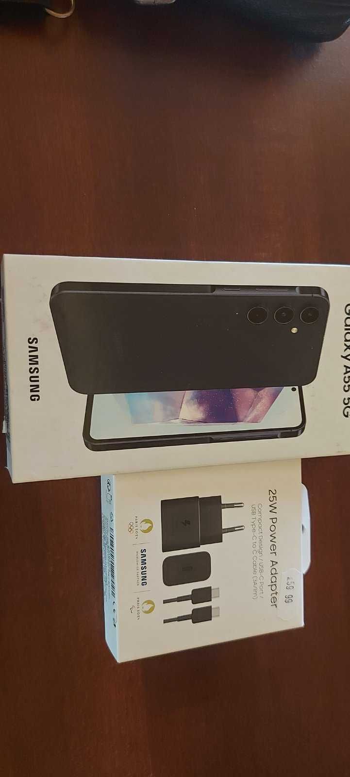Продавам нов телефон Samsung A55 5G 8Gb RAM 128Gb 3г. гаранция.