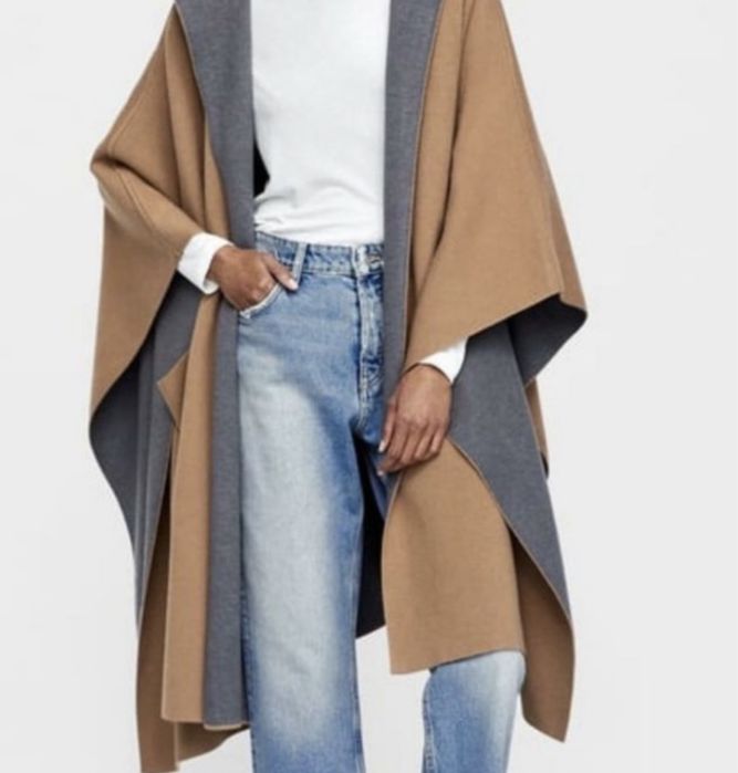 Zara Knitwear пончо