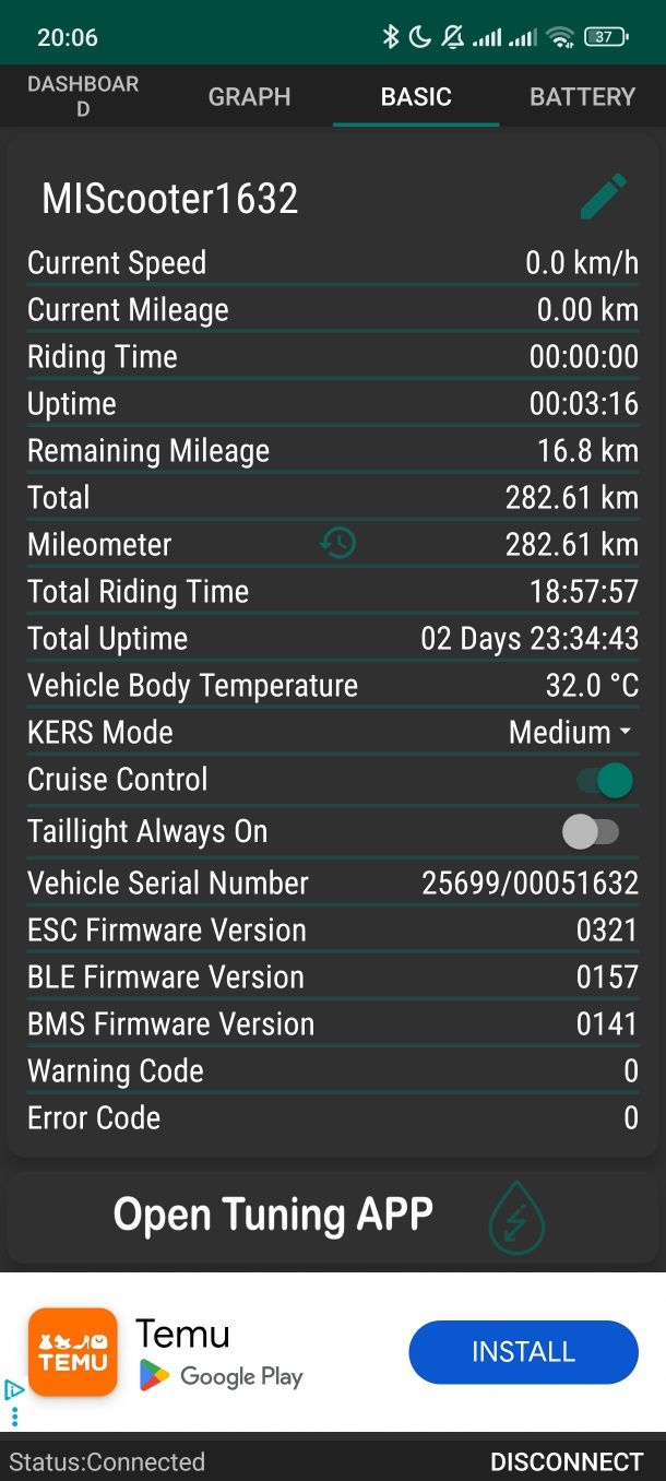 Тротинетка Xiaomi Mi 1s