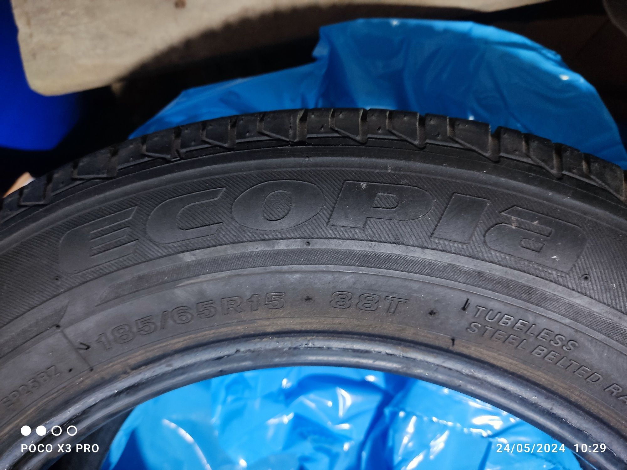 4бр Летни гуми Bridgestone ep25 ecopia 185/65r15 4бр