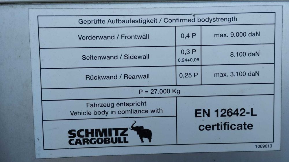 Axa Semiremorca Schmitz