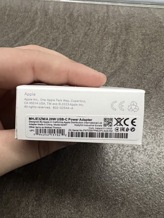  Incarcator Apple Fast Charge 20W iPhone Original USB C 14/15/16/17