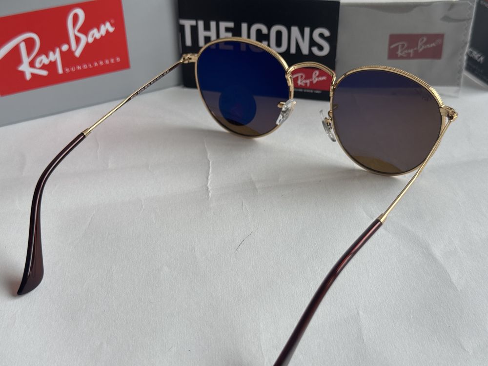 Ochelari de soare RAY BAN 3447 Round Metal Polarizati Noi