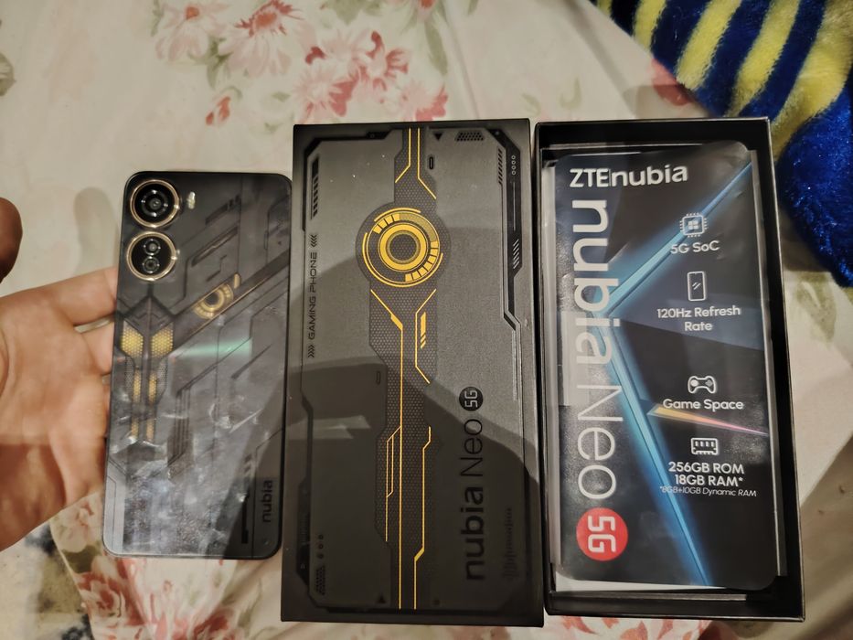 ZTE nubia Neo 5G RAM 8+10GB Xotira 256GB  5G SoC protsessor