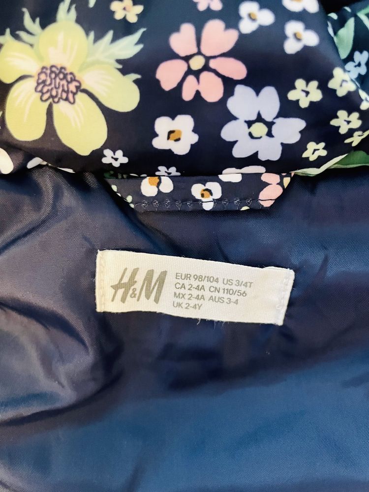 Vesta fetite H&M, 98/104 cm, 2-4 ani