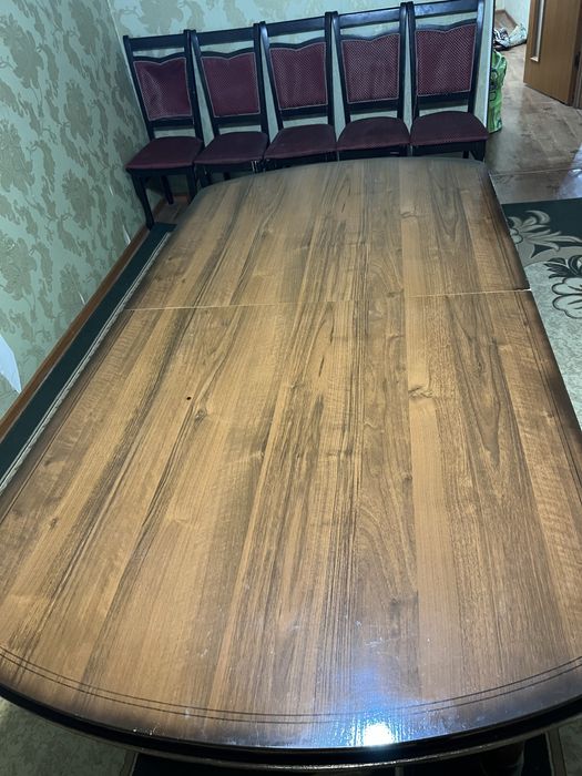 Стол трансформер и стулья