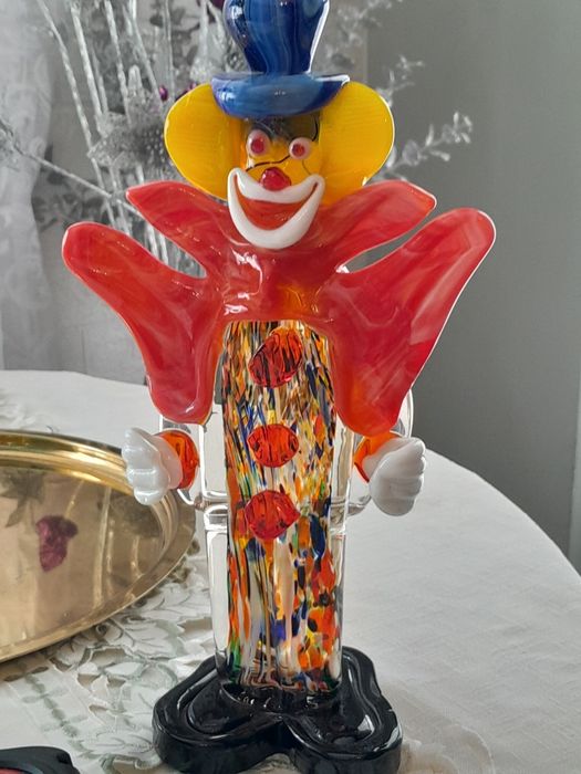 Клоун муранено стъкло
