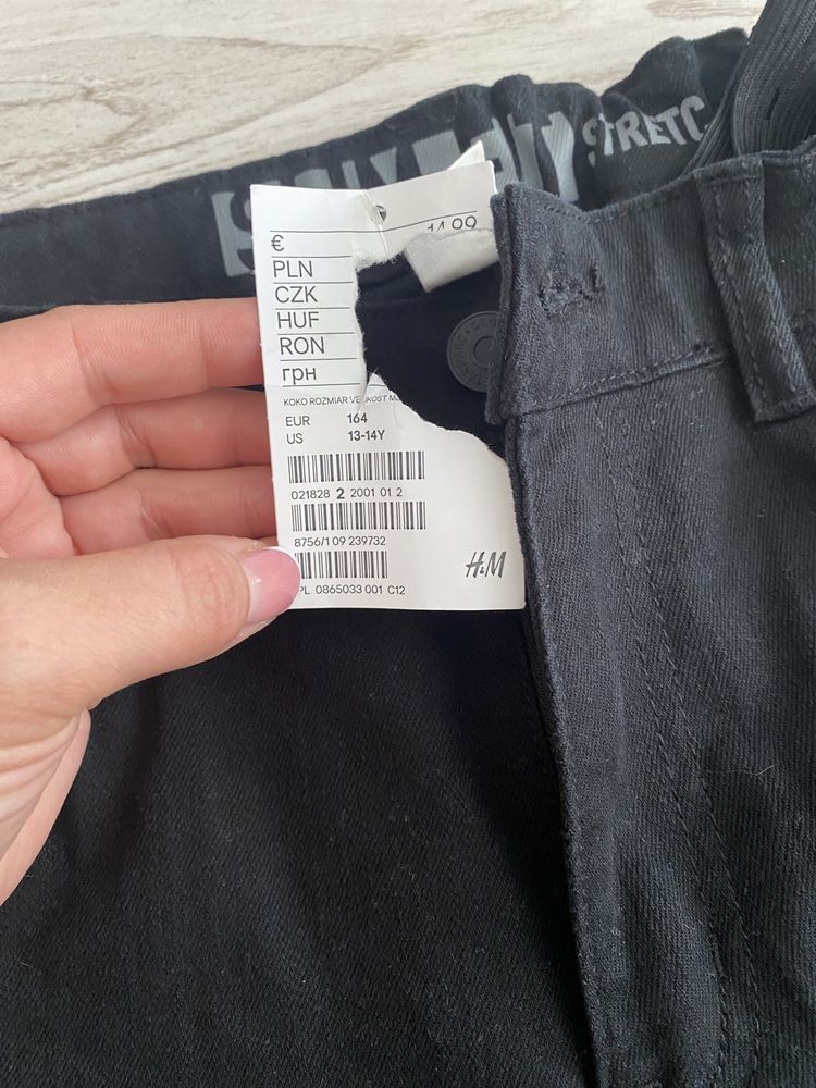 Blugi baieti H&m 13/14 ani 164 cm noi