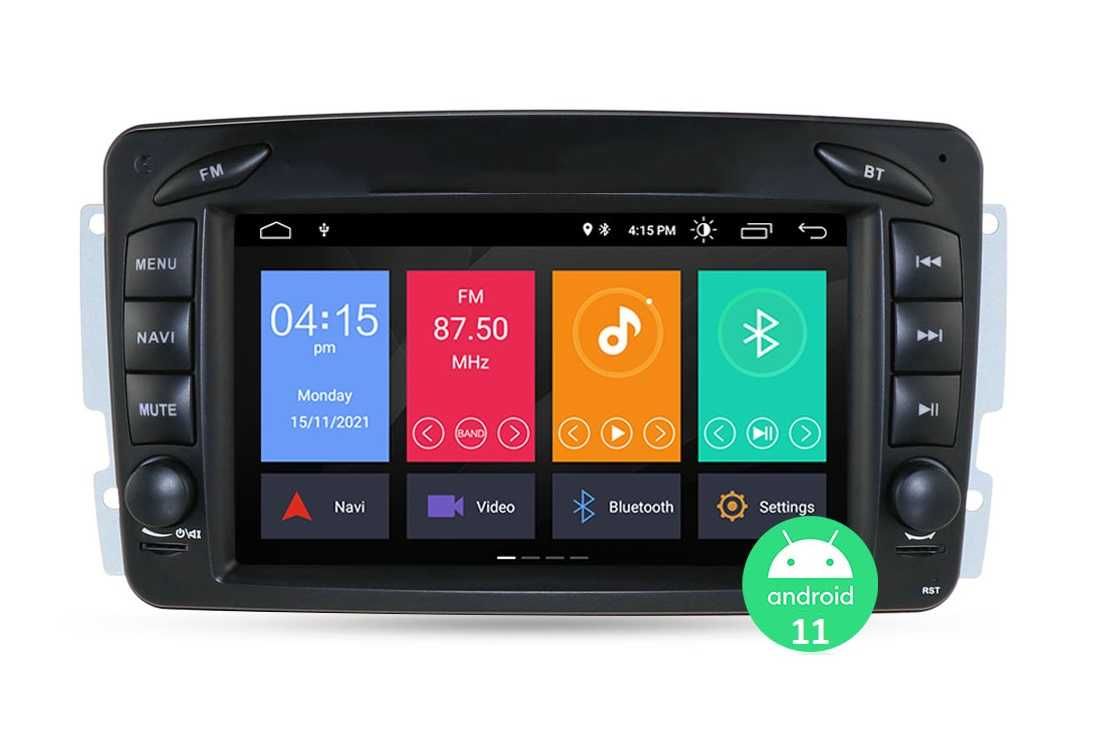 Мултимедия 7" Аndroid 11 4GB CARPLAY за MERCEDES W203 W209 W168 W639