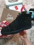 Christian Louboutin Black Sneakers Long Spikes