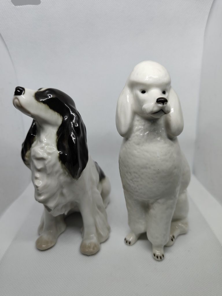 Фарфоровые статуэтки собаки ЛФЗ