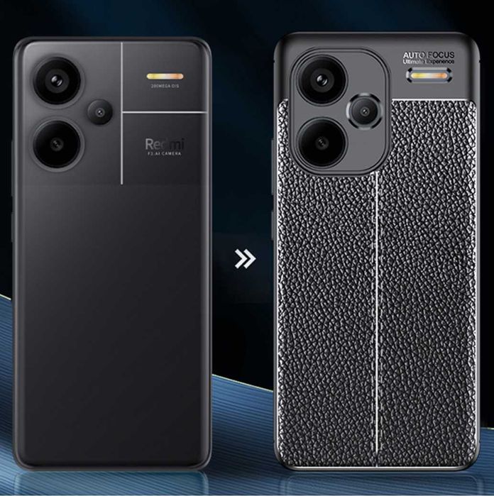 Husa Premium Antisoc model tip Piele pt Xiaomi Redmi Note 13 Pro+ 5G