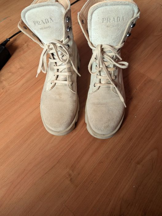 Ghete Prada piele