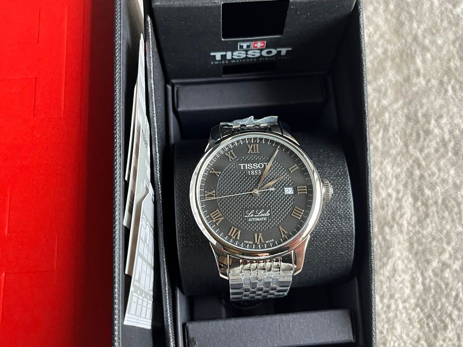 Ceas Tissot Le Locle Automatic Black, Bratara Metalica