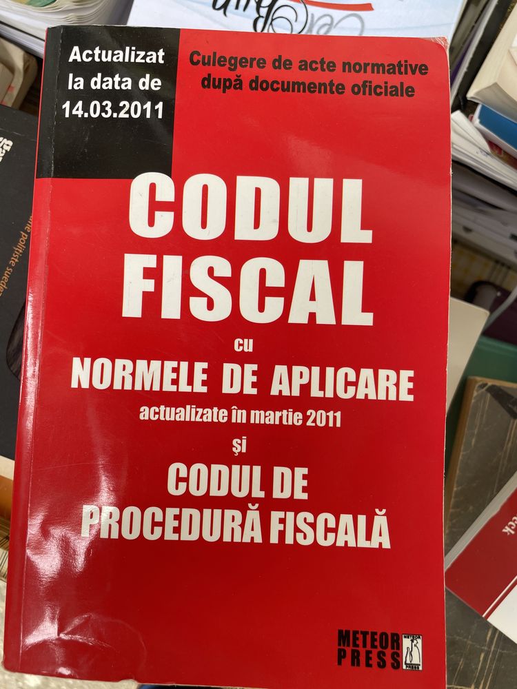 Codul fiscal actualizat 2011