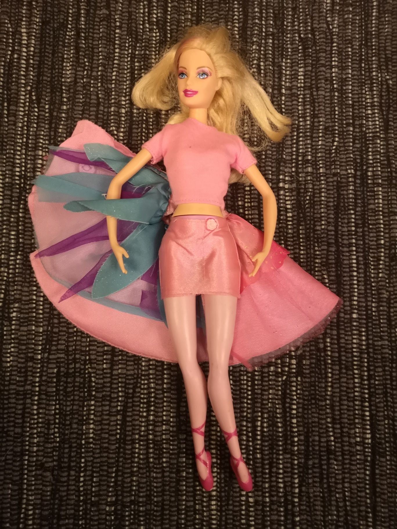 Papusi/ papusa Barbie, Mattel, originale, balerina, aripi, mecanism
