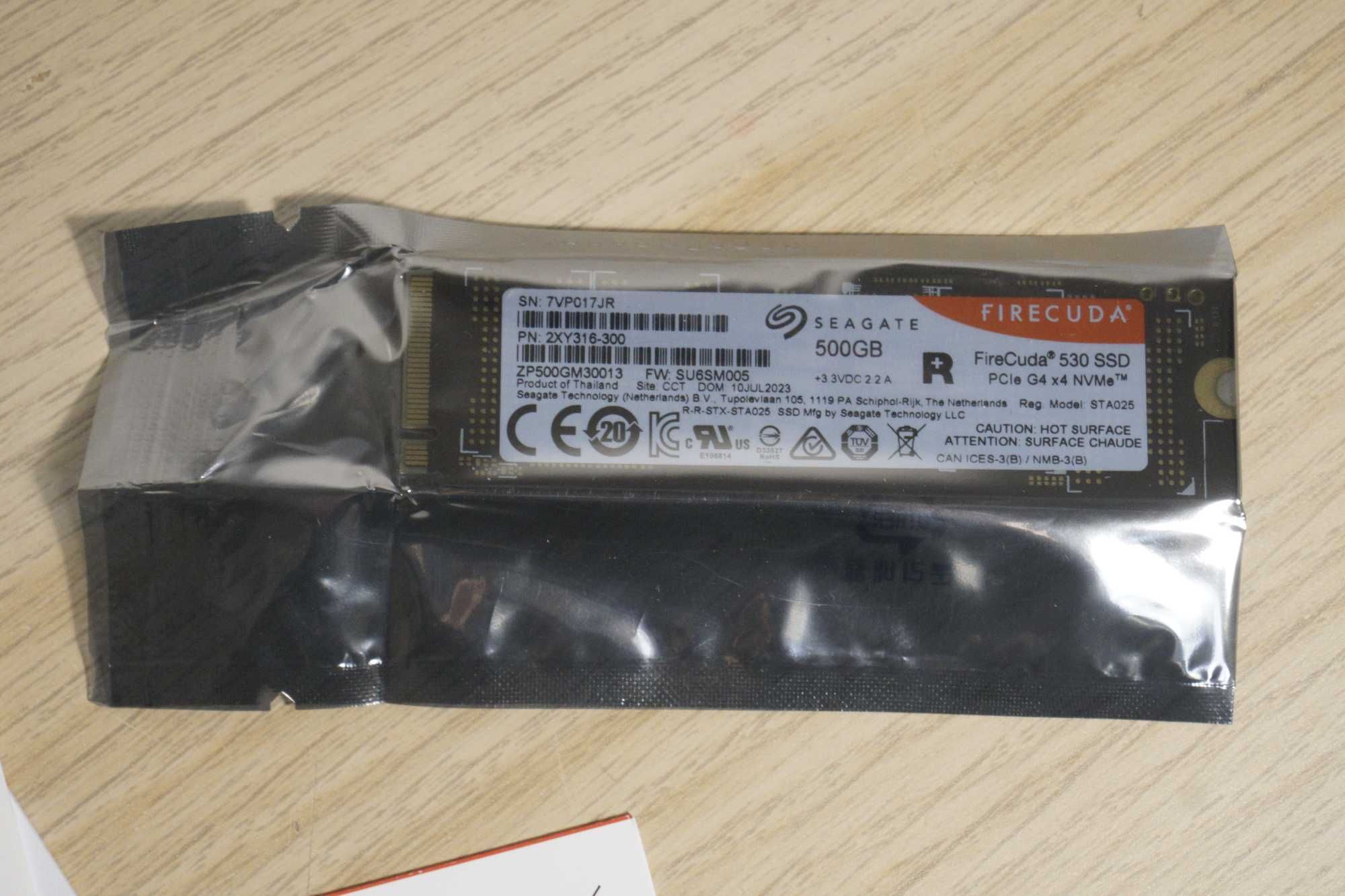 [Ново запечатано] 512GB 500GB m2 m.2 Nvme SSD Firecuda 530 - 7000mbs