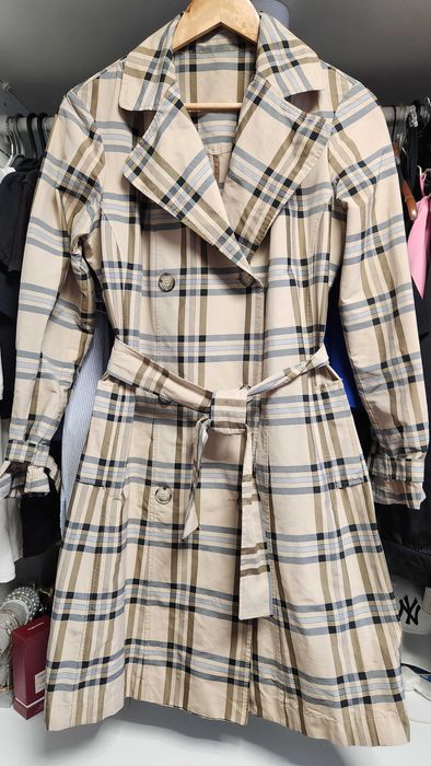 Тренчкот, шлифер бежав с шарка тип  "Burberry ", размер Л