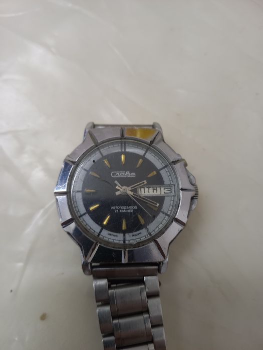 Часы ссср слава автоподзовод