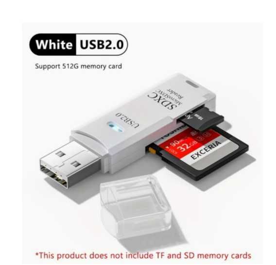 картридер Устройство чтения карт памяти USB 2.0,