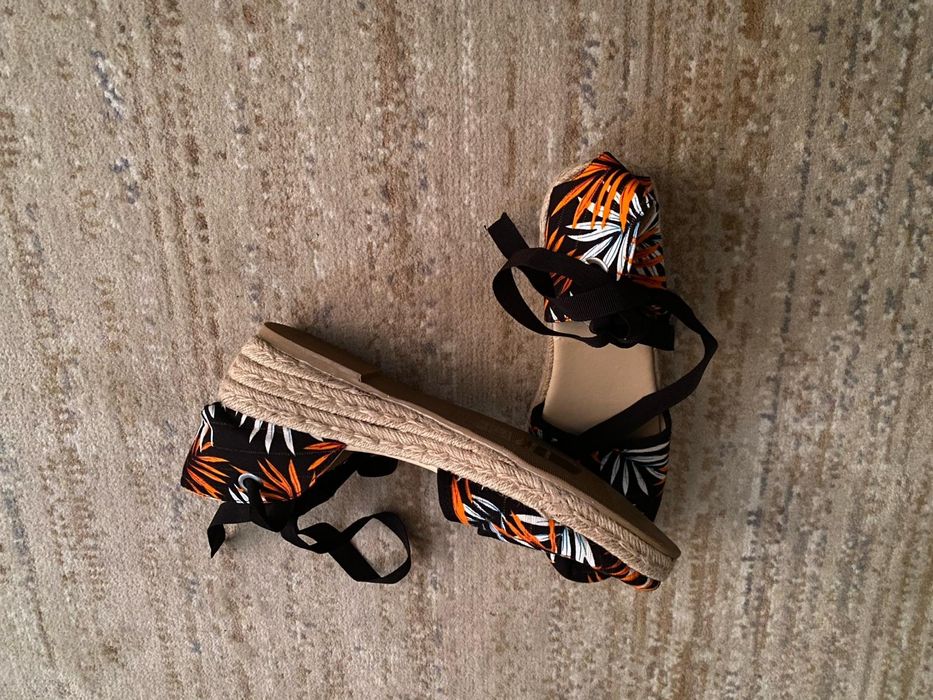 Sandale din material textil