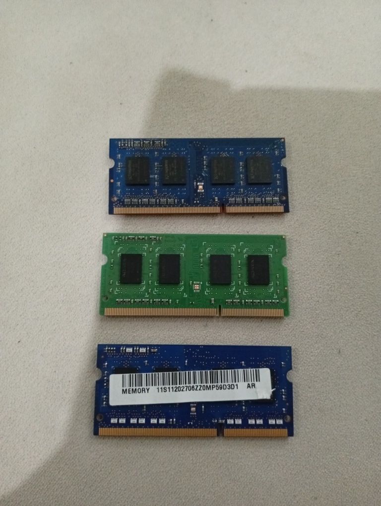 Ram 8gb 4x2 ddr3 1600mhz + 2gb ddr3 1600mhz за лаптоп.
