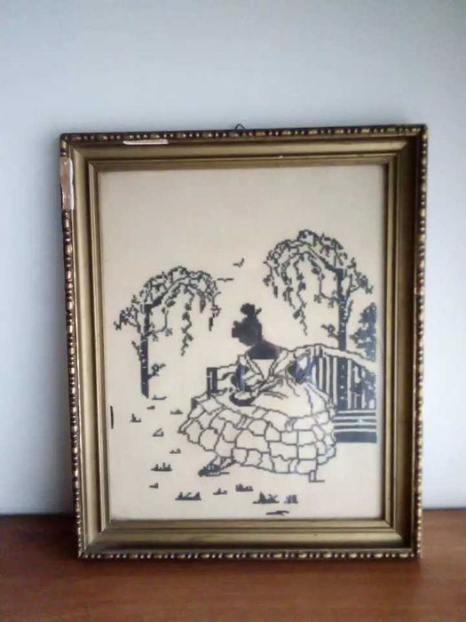 Гоблен ретро в рамка