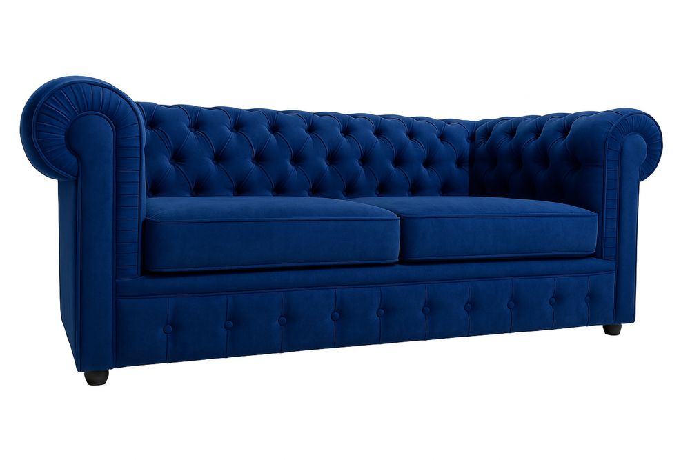 Продам б/у диван Честер, синий