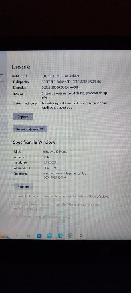 Vând Laptop HP icore5 Negociabil