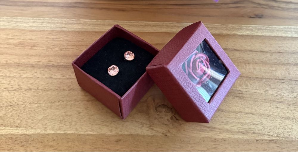Обеци с кристали  Swarovski