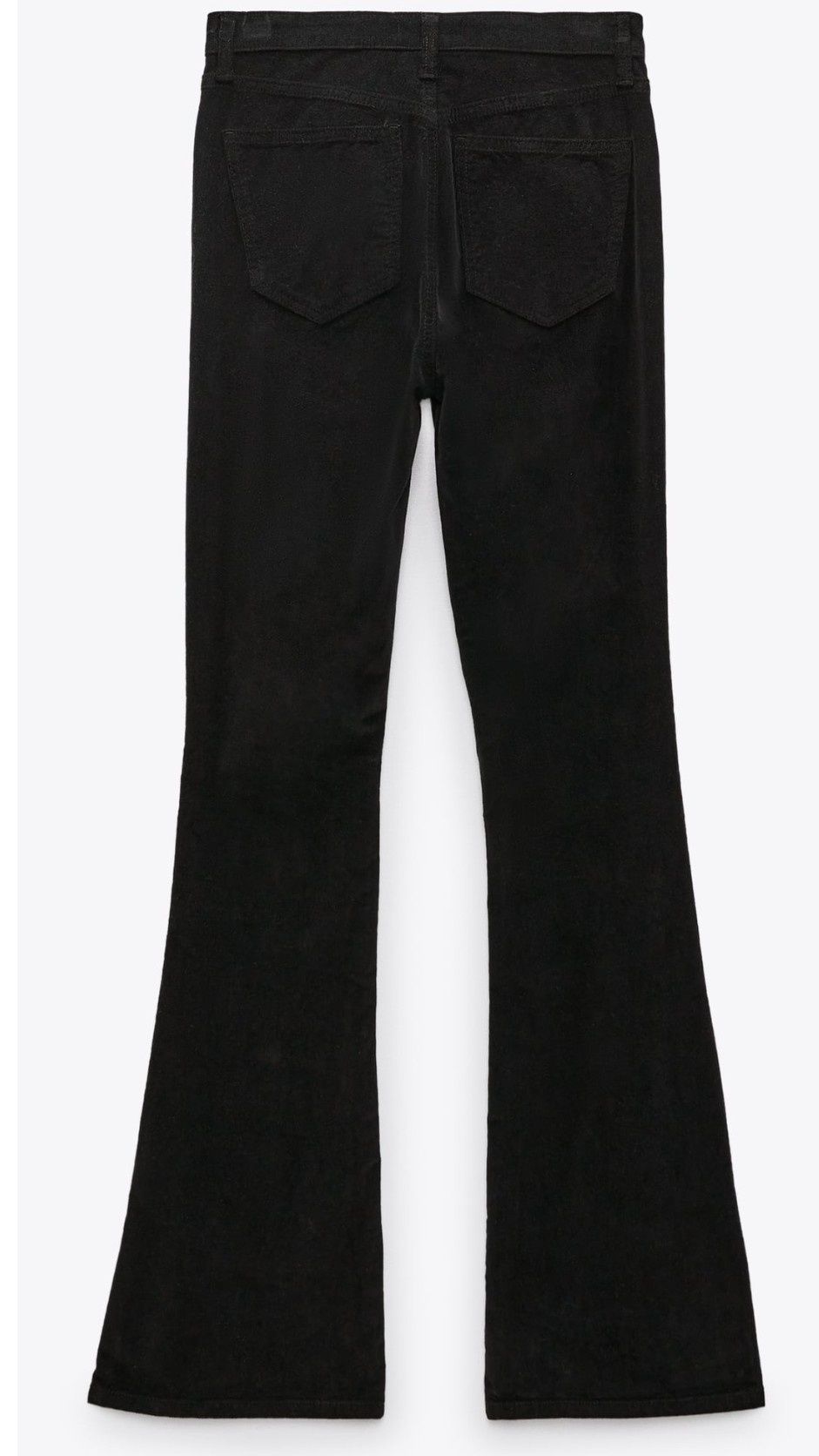 Zara pantaloni din catifea reiată