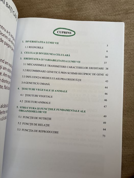 carte de biologie pentru bac