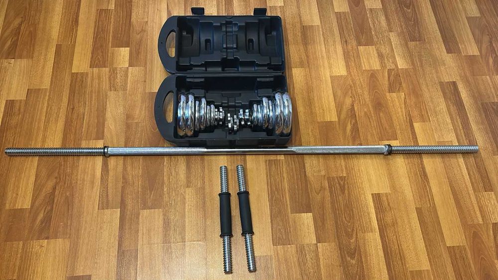 Продам гриф и набор дисков